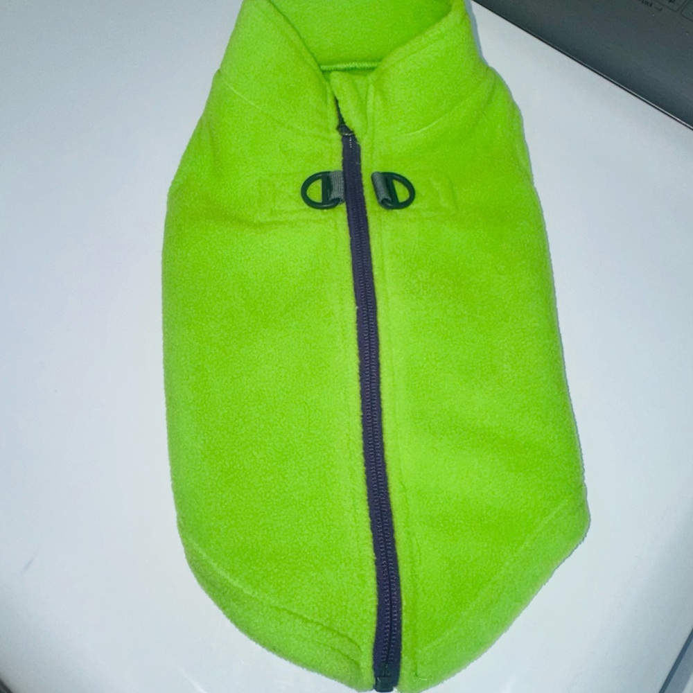 Gooby Green Fleece Vest for Dogs